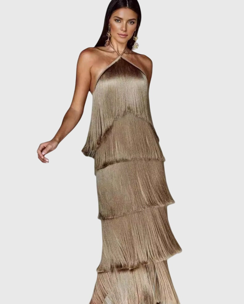 Monique | Fringe Jurk
