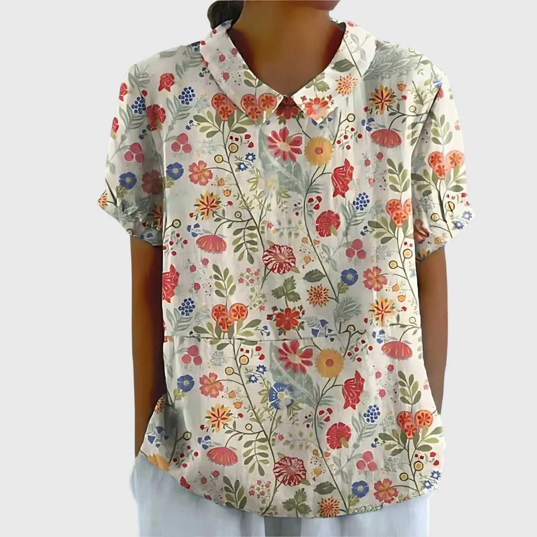 Wanda | Bloemen Blouse
