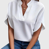 Lydia | Zachte en Elegante V-Hals Blouse