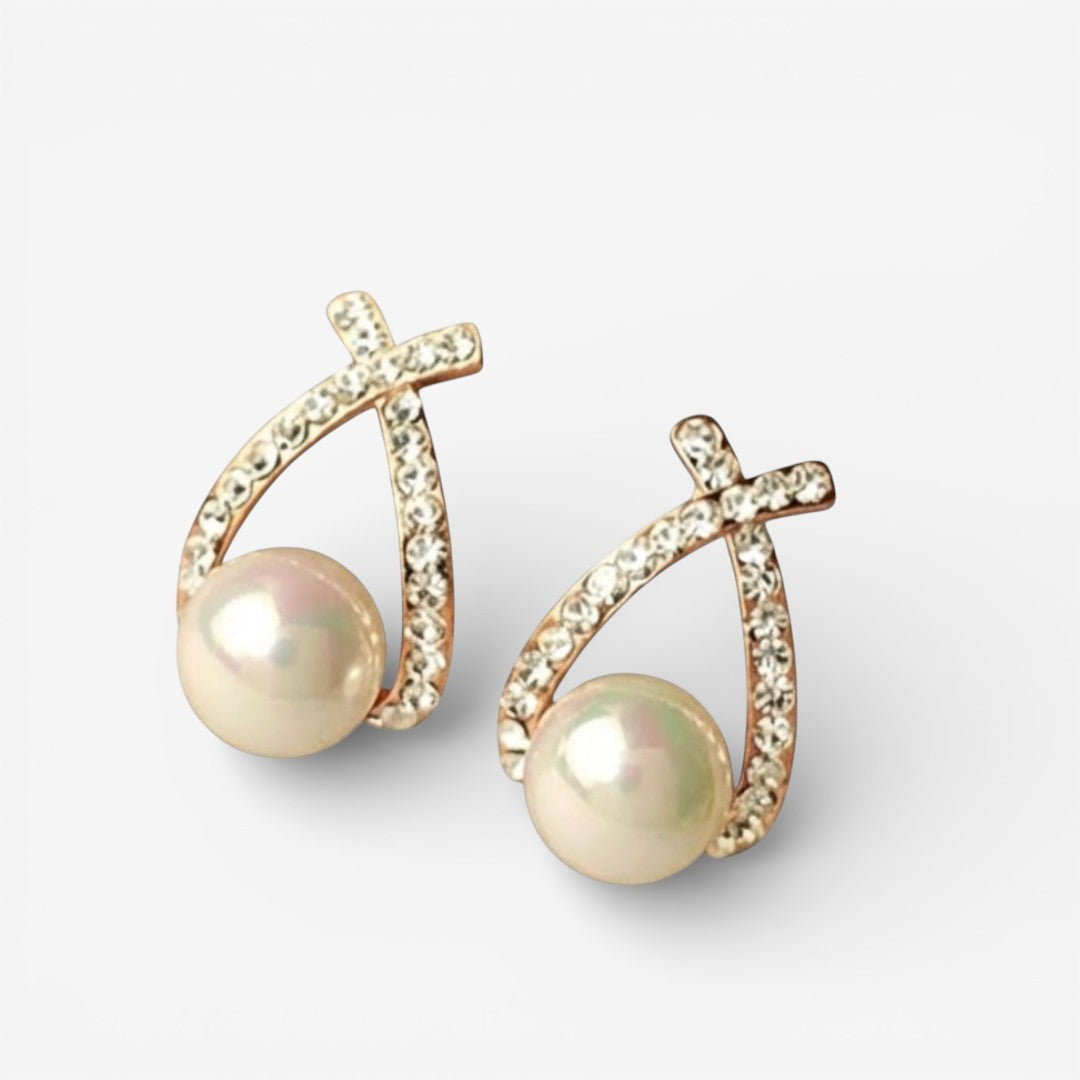 Oorbellen met Parels en Glitter