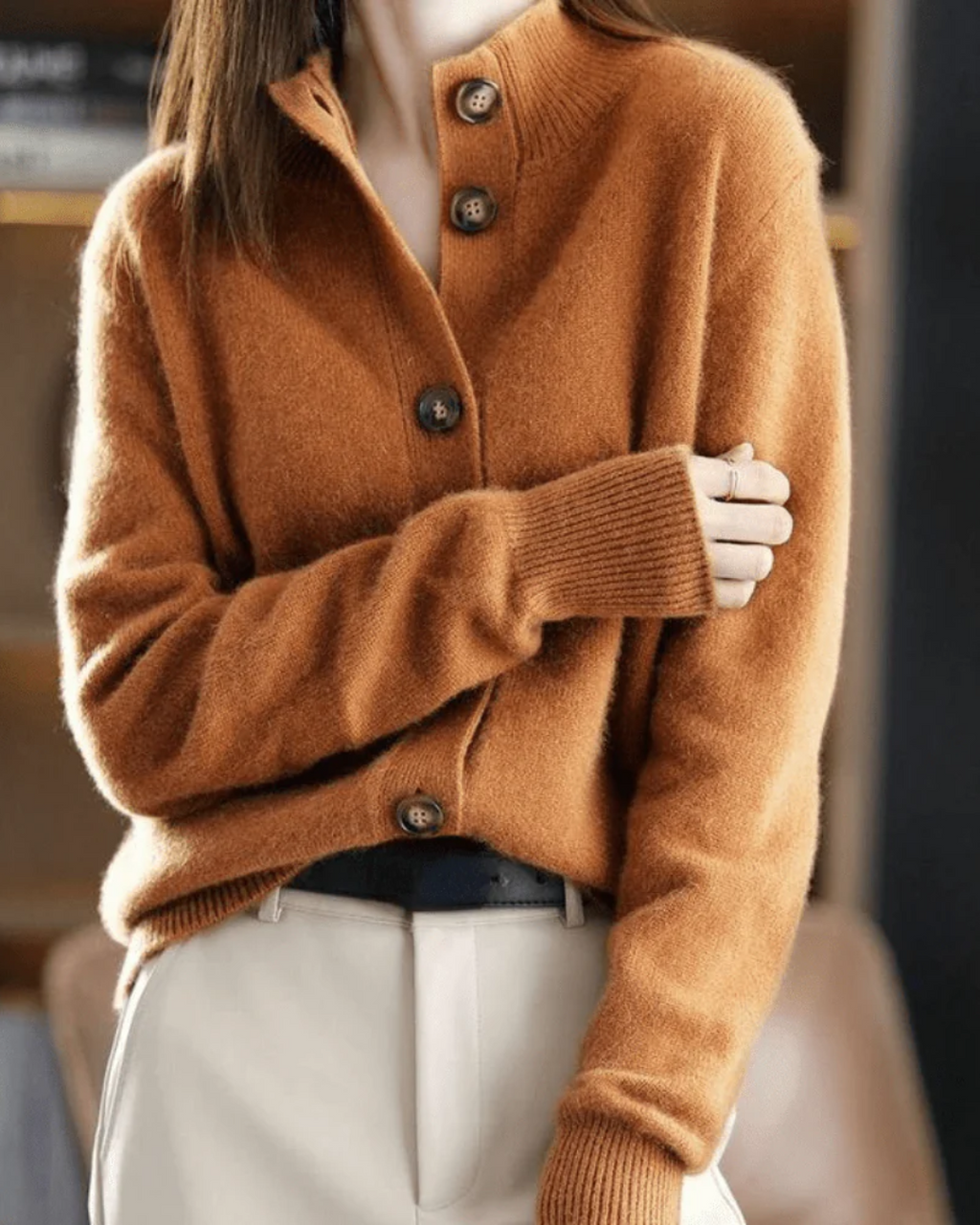 Luna | Retro Stijl Kasjmier Vest