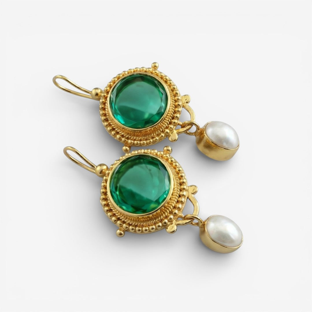 Vintage parel oorbellen