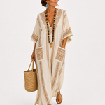Caftán Dalia Beige Etnisch