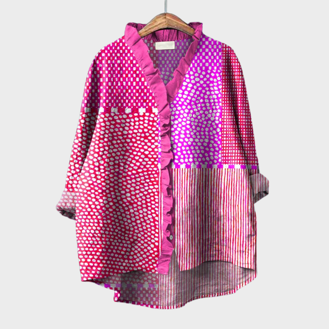 Roos | Elegante zomerblouse