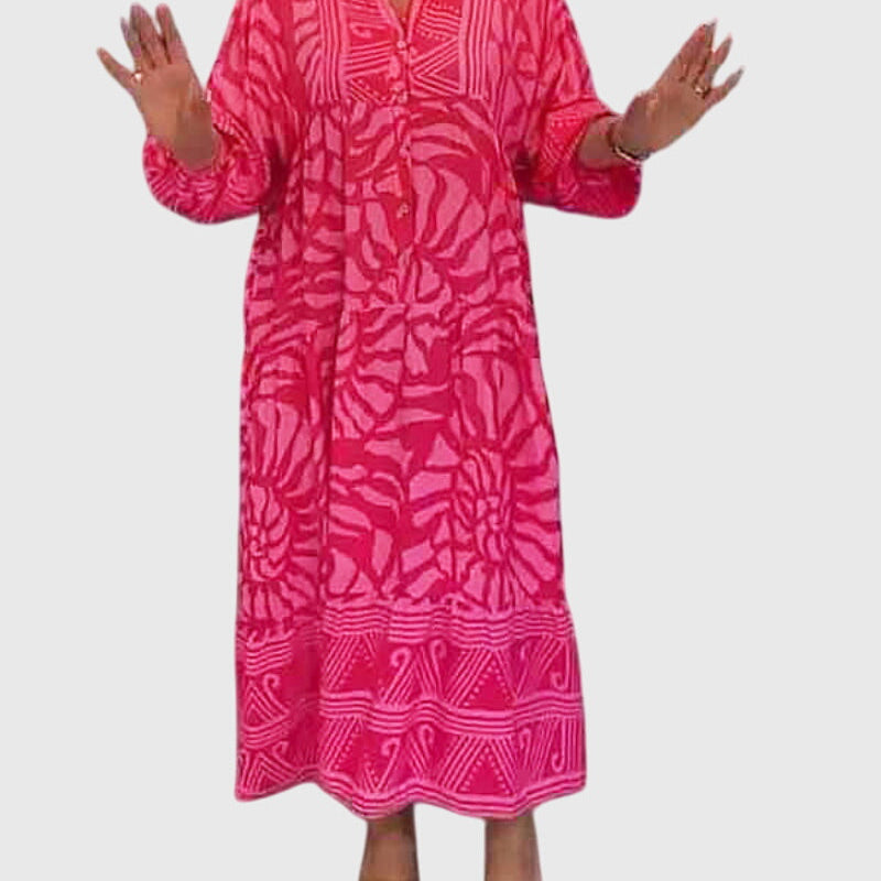 Lize | Maxi Jurk met Elegante Print