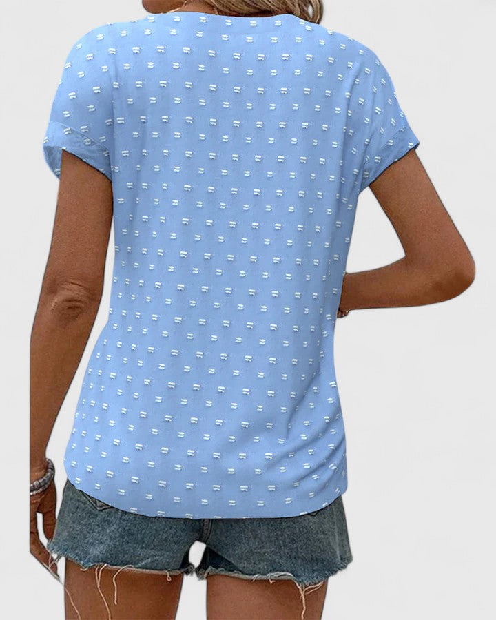 Rebecca | Comfortabele V-Hals Blouse