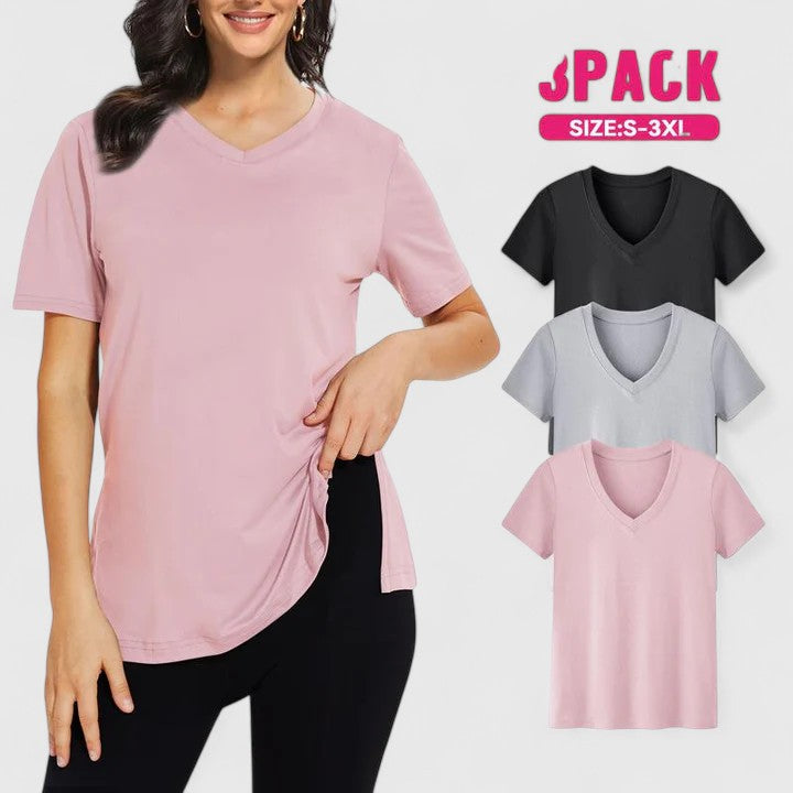 Lydia | Comfortabele T-shirt Pack van 3