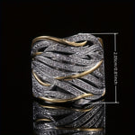 Elegante Vlecht Ring
