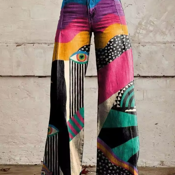 Zara | Geprinte Organische Broek