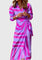 Mijntje | Elegante Wikkeljurk met Print