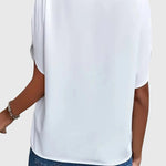Lydia | Zachte en Elegante V-Hals Blouse