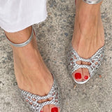 Isadora | Gouden Vlecht Sandalen