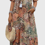 Sophie | Elegante Midi Bloemenjurk