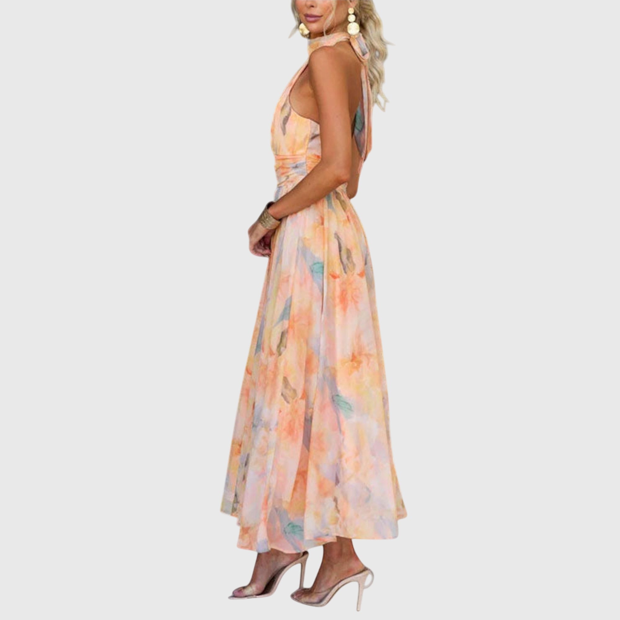 Vera | Maxi Jurk met Open Rug