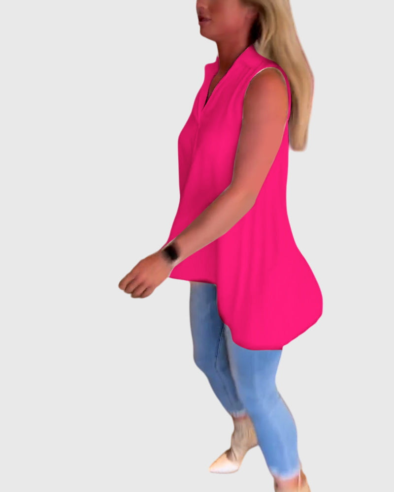 Monique | Mouwloos Top