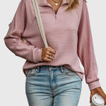 Nora | Elegante Trui met halve rits