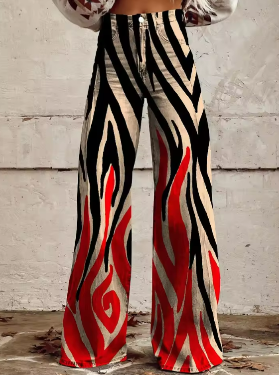 Sigrid | Boheemse Geprinte Broek