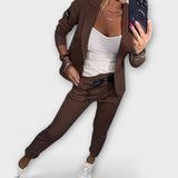 Greta | Elegant Set van Top, Jas en Broek