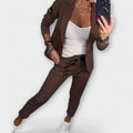 Greta | Elegante Set van Top, Jas en Broek