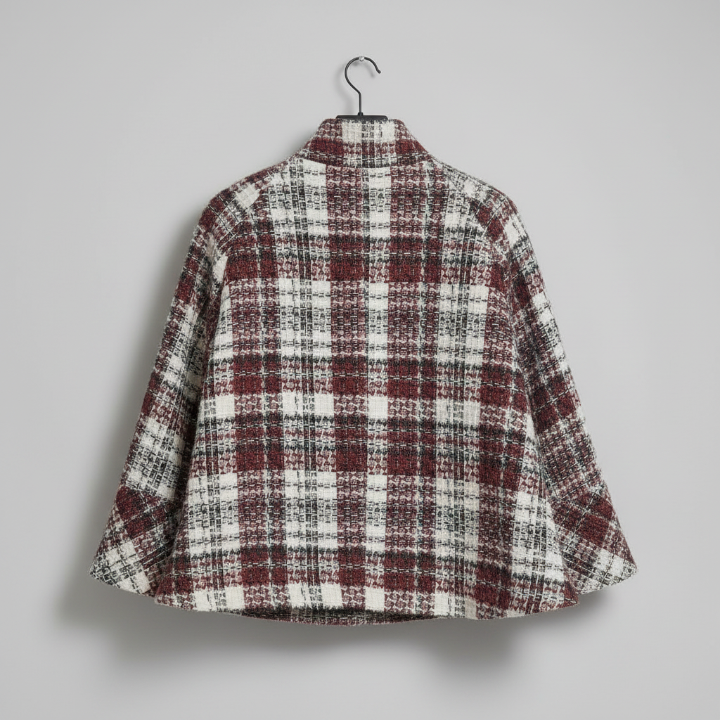 Leonore | Cape Jas met Ruitpatroon