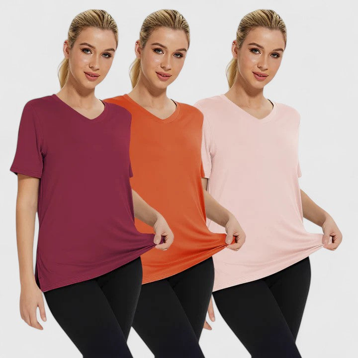 Lydia | Comfortabele T-shirt Pack van 3