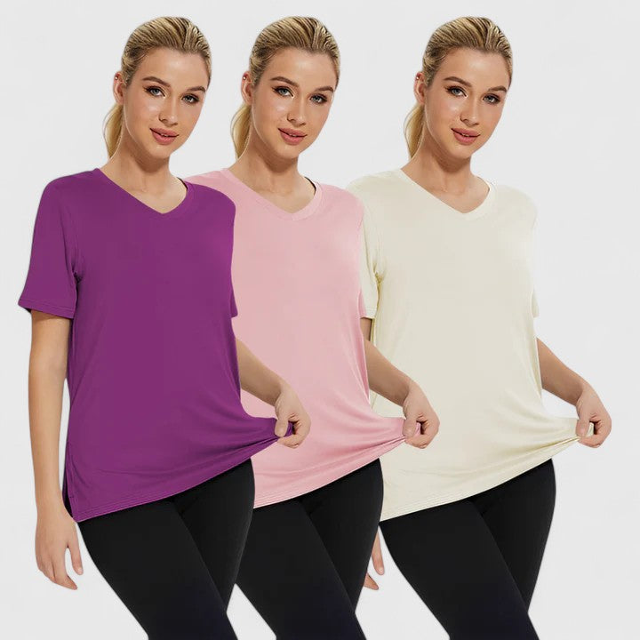 Lydia | Comfortabele T-shirt Pack van 3