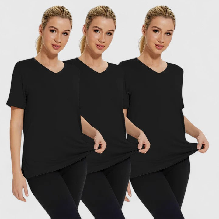 Lydia | Comfortabele T-shirt Pack van 3