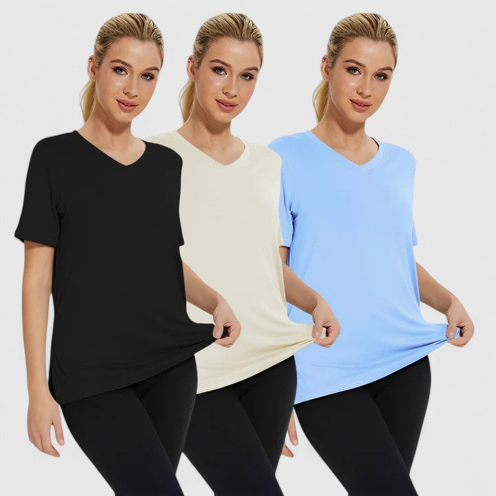 Lydia | Comfortabele T-shirt Pack van 3