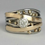 Royal - Vintage Ring van Goud Ingezet met Zirconia