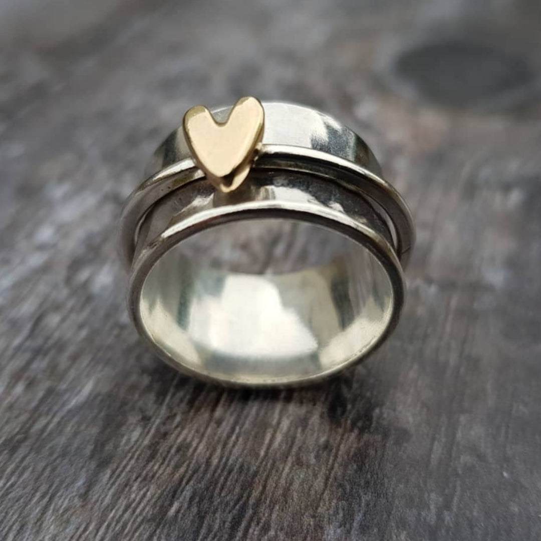 Melly - Zilveren ring Amor