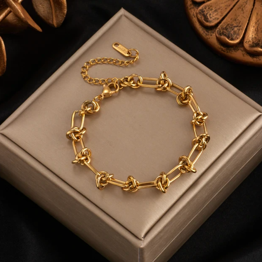 Moderne Exclusieve Schakelarmband in 18K Goud