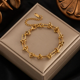 Moderne Exclusieve Schakelarmband in 18K Goud