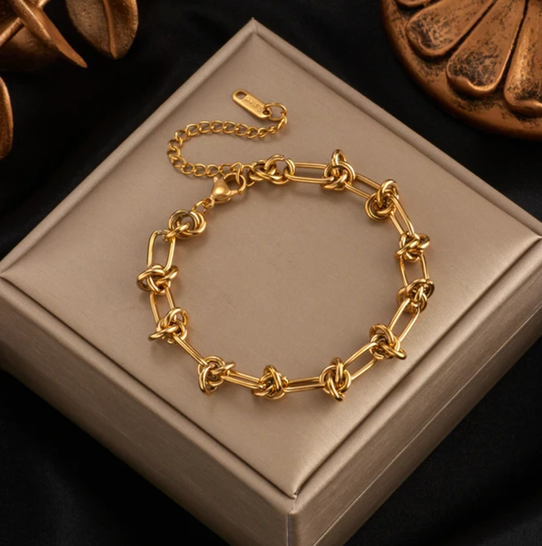 Moderne Exclusieve Schakelarmband in 18K Goud
