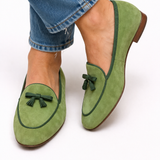 Geneviève - Elegante Platte Schoen met Strik