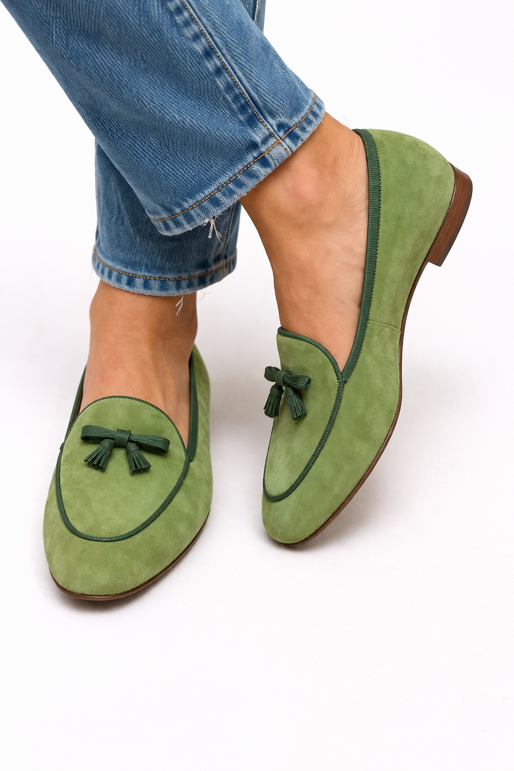 Geneviève - Elegante Platte Schoen met Strik