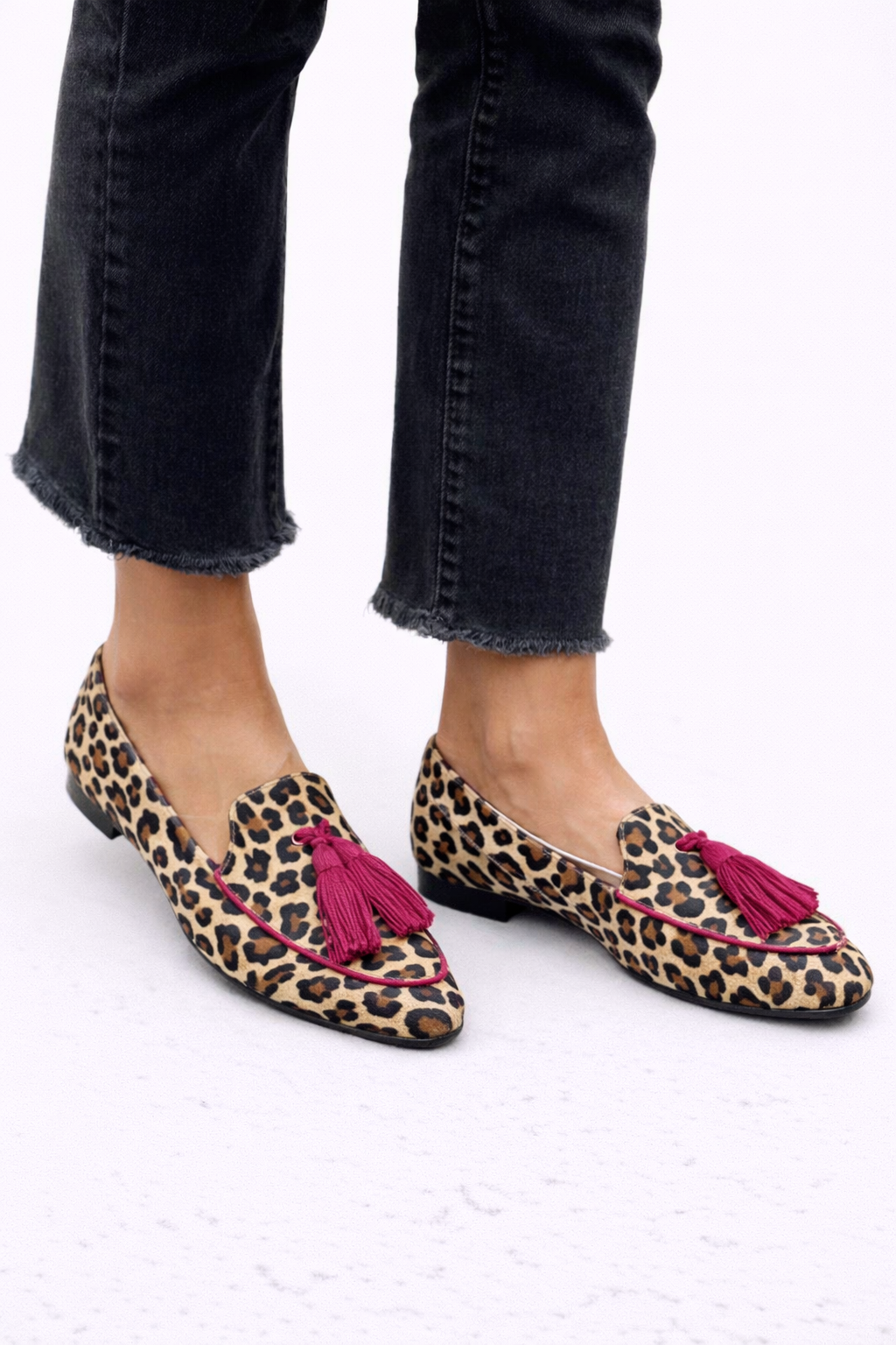 Rihanna - Leopardenprint mocassins