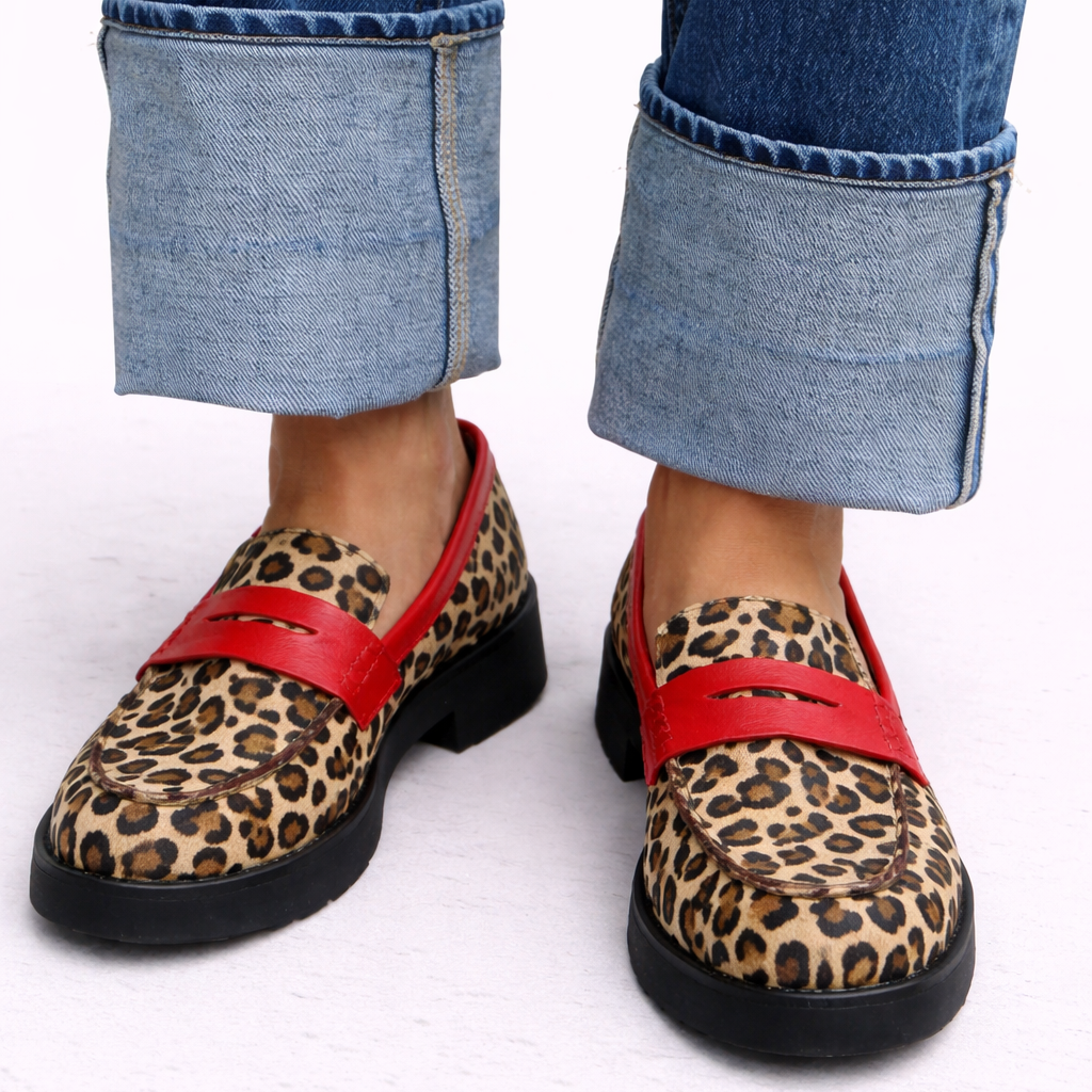 Roxie - Wildprint Mocassins