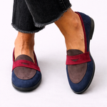 Sylvie - Bicolor Elegante Mocassin