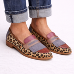 Zelda - Elegante Luipaard Mocassins