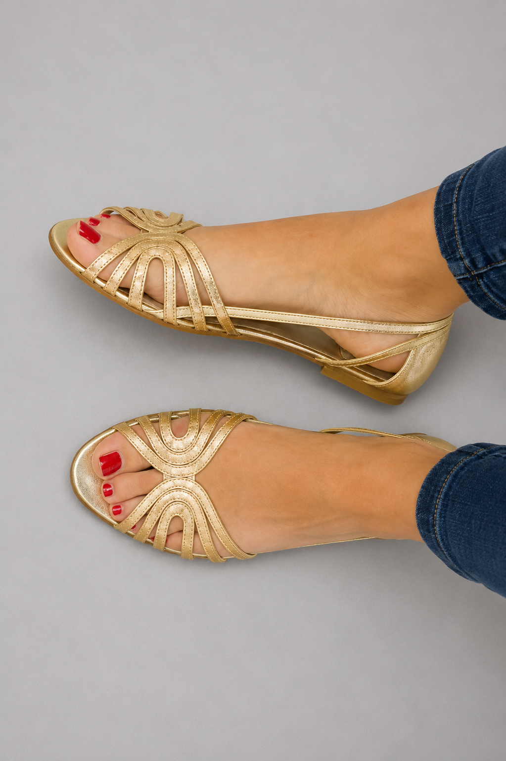 Eleonora | Gouden Zomer Sandalen