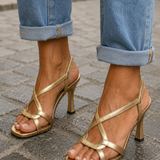 Elisabetta | Zomerse Gouden Sandalen met Charme