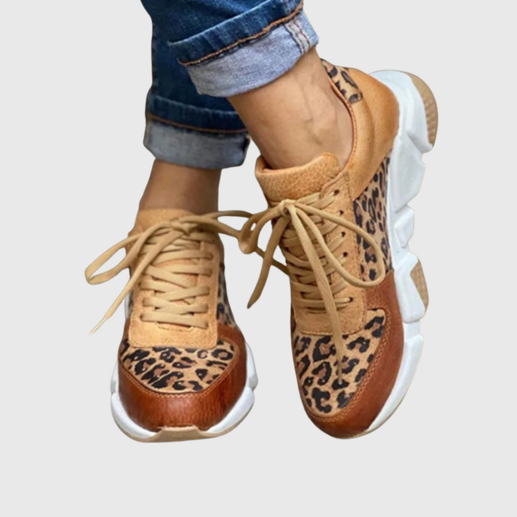 Inge | Comfortabele Luipaard Sneakers