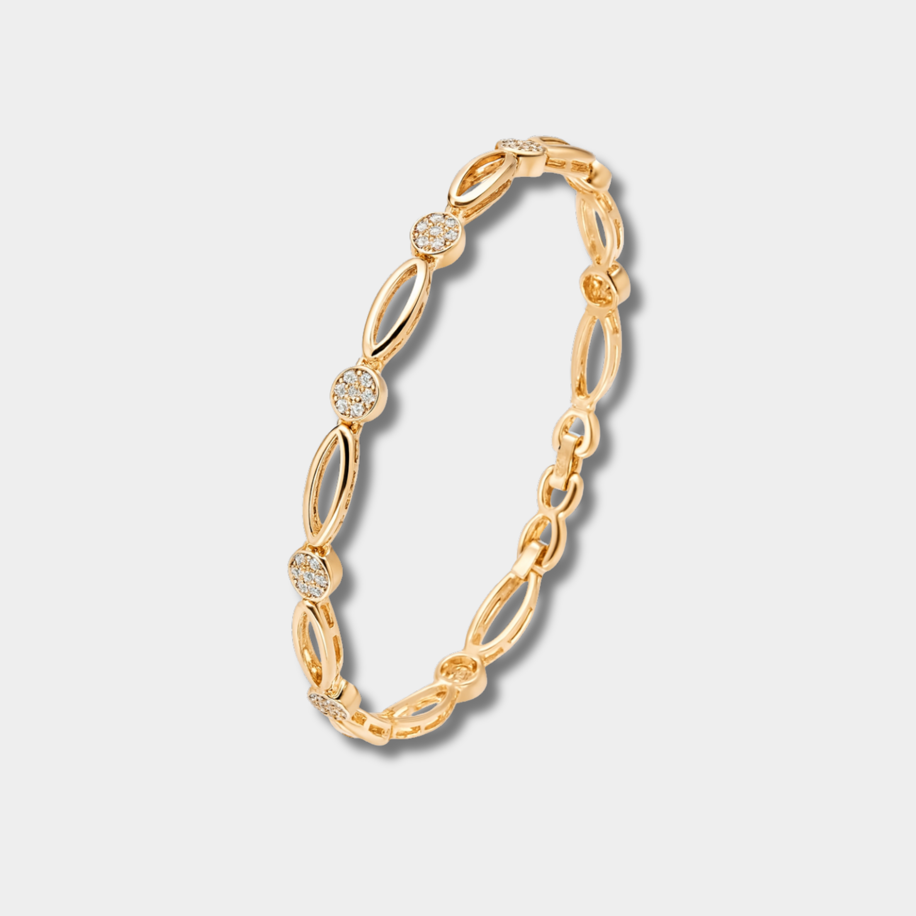 Claire – Elegante gouden armband met zirconia