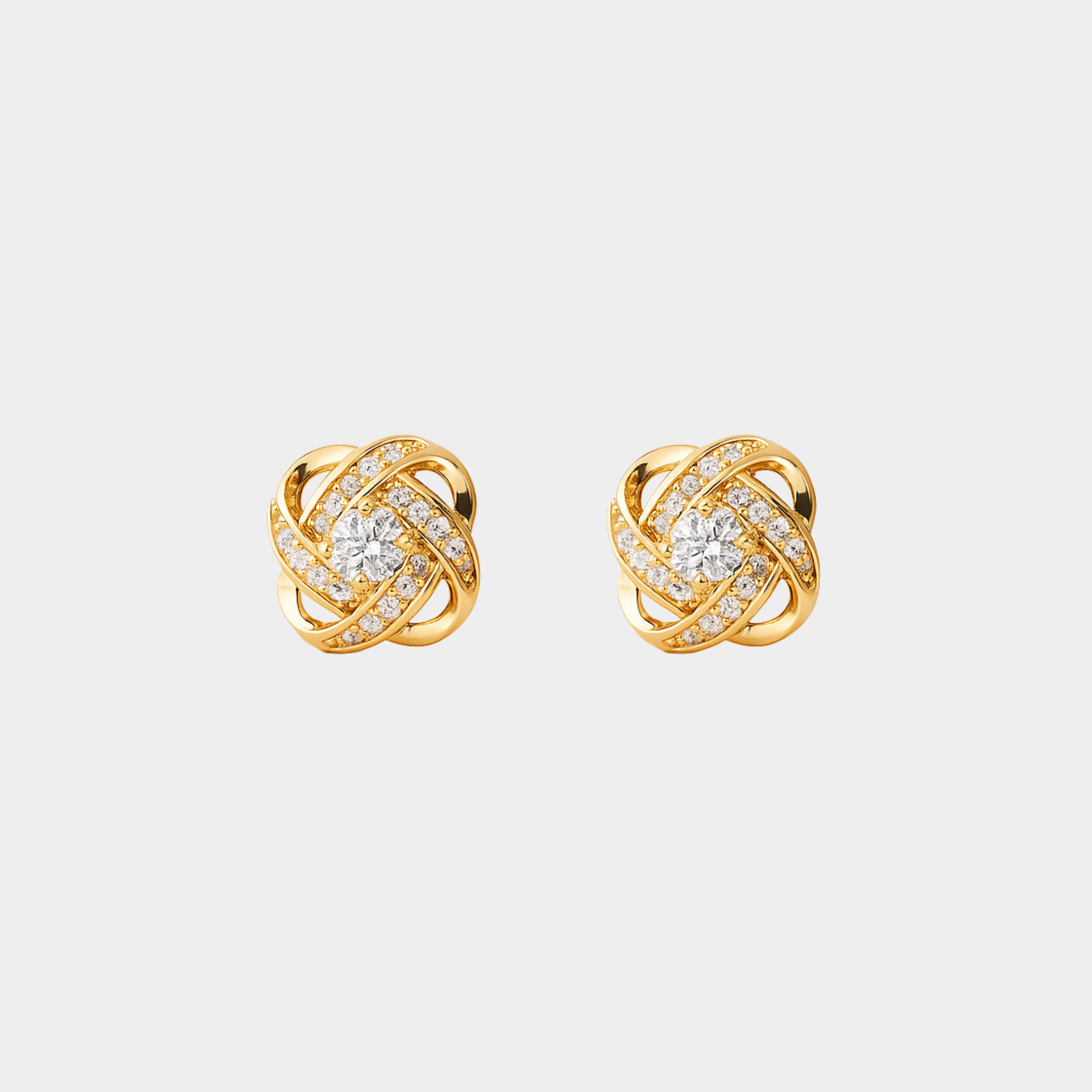 Valentine – Elegante gouden oorbellen.