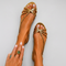 Ginevra | Elegante Gouden Sandalen voor de Zomer