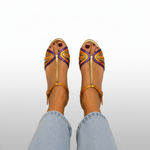 Viviana | Sandalen in Mediterranen Farbtönen