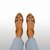 Viviana | Sandalen in Mediterranen Farbtönen
