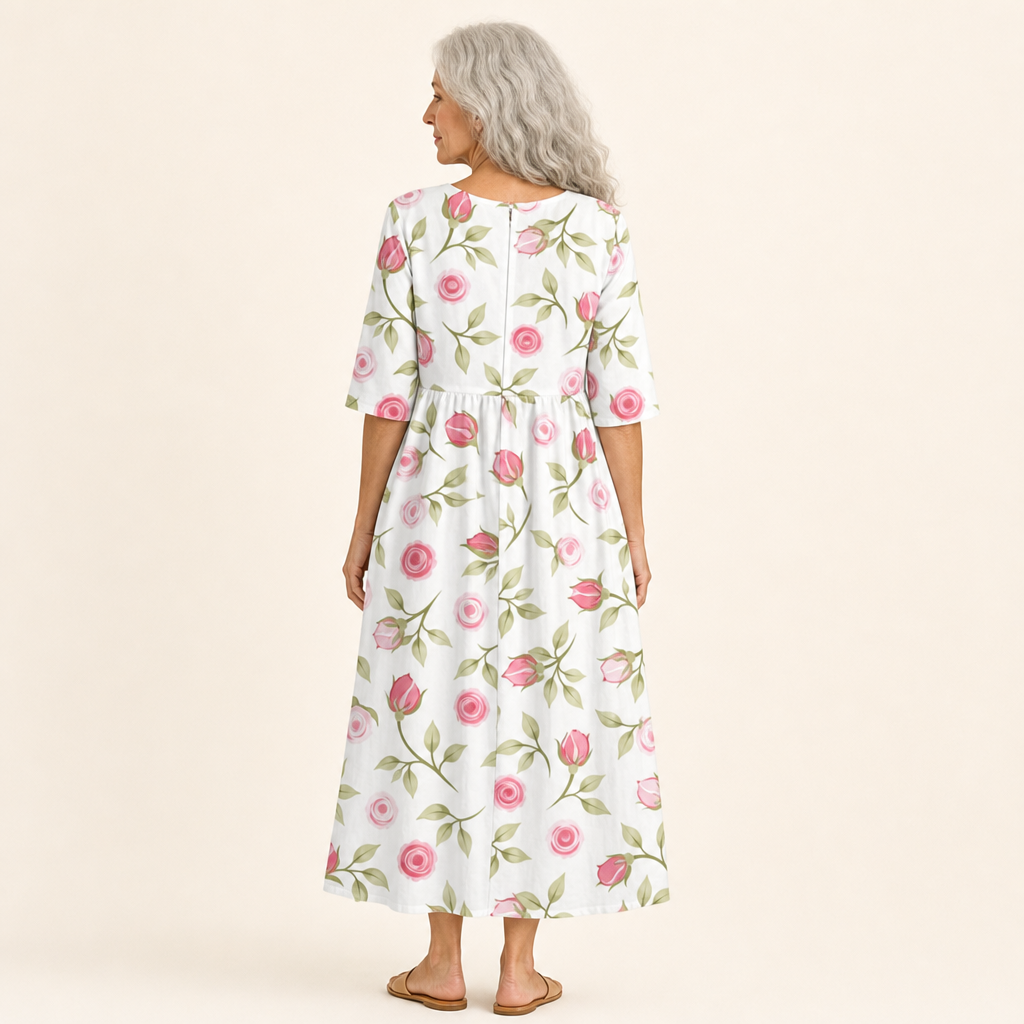 Thais - Lange, vloeiende, chique en comfortabele jurk