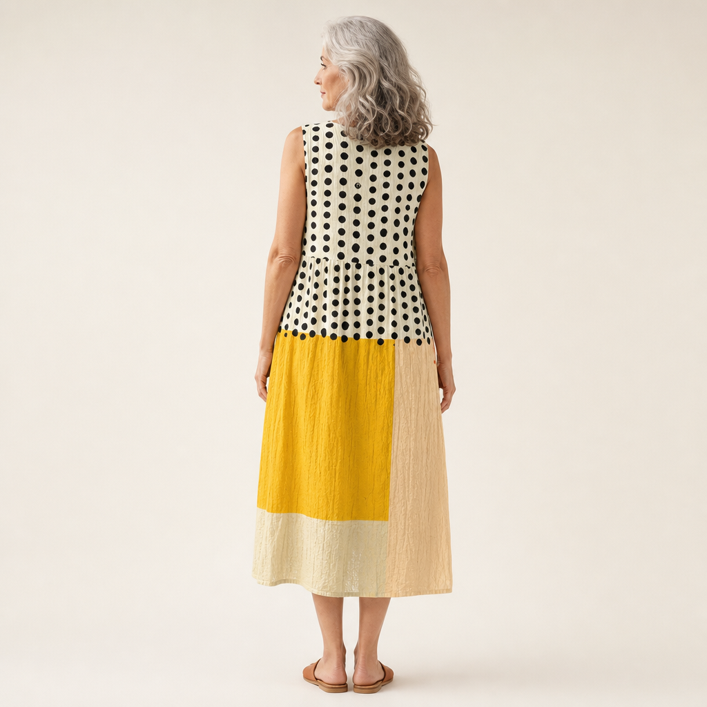 Sybille - Comfortabele Zomerjurk Zonder Mouwen