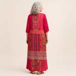 Iris - Lange, vloeiende, chique en comfortabele jurk